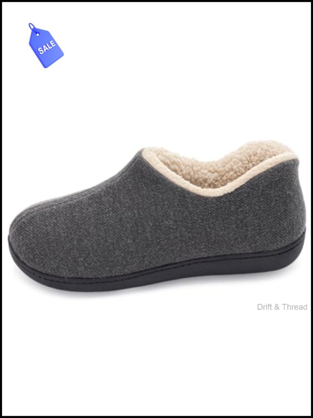 Women's Memory Foam Slippers Closed Back Non-Slip House Shoes